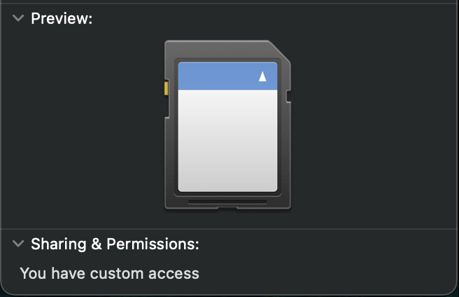 You have custom access